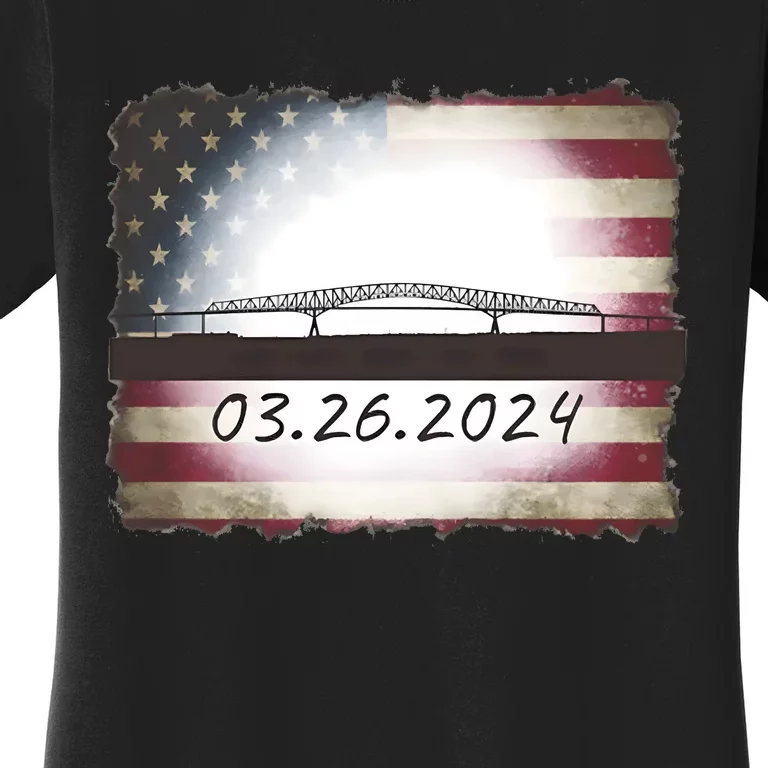 Francis Scott Key Bridge Collapse Baltimore Women's T-Shirt