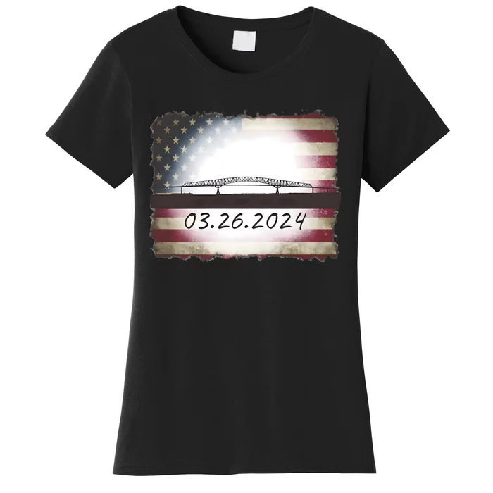 Francis Scott Key Bridge Collapse Baltimore Women's T-Shirt