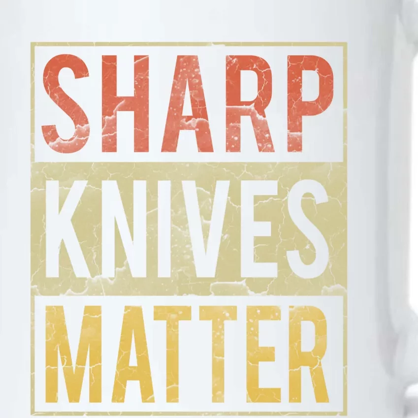 Funny Sharp Knives Matter Chef Knives Cute Cool Gift Cute Gift Black Color Changing Mug