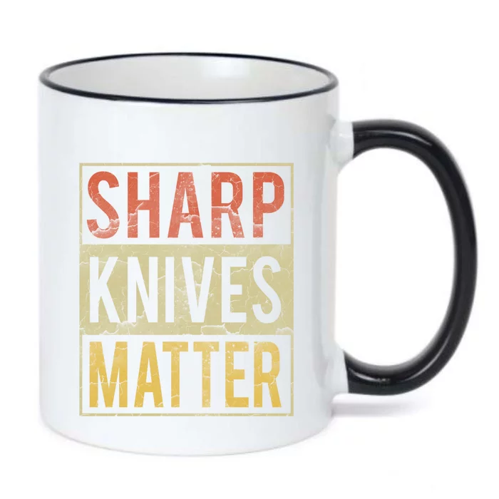 Funny Sharp Knives Matter Chef Knives Cute Cool Gift Cute Gift Black Color Changing Mug