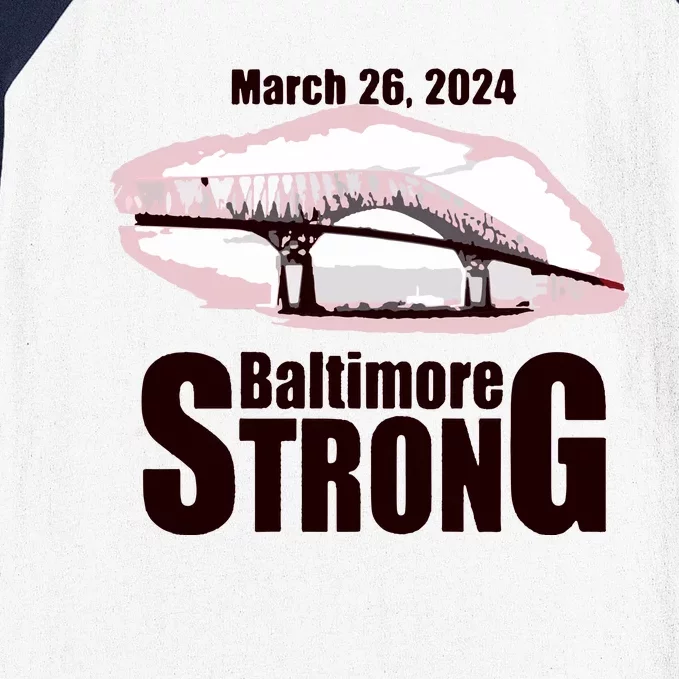 Francis Scott Key Bridge Strong Baltimore Bridge Strong Baseball Sleeve Shirt