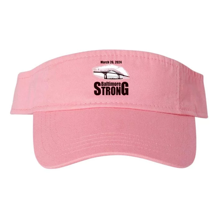 Francis Scott Key Bridge Strong Baltimore Bridge Strong Valucap Bio-Washed Visor