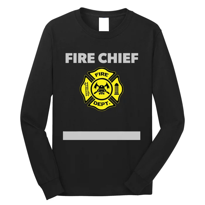 Firefighter Shirts Kids Firefighter Men Fire Chief Long Sleeve Shirt