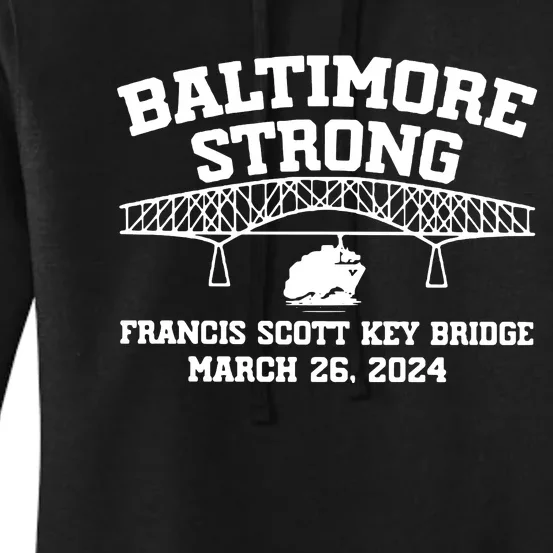 Francis Scott Key Bridge Collapse Women's Pullover Hoodie