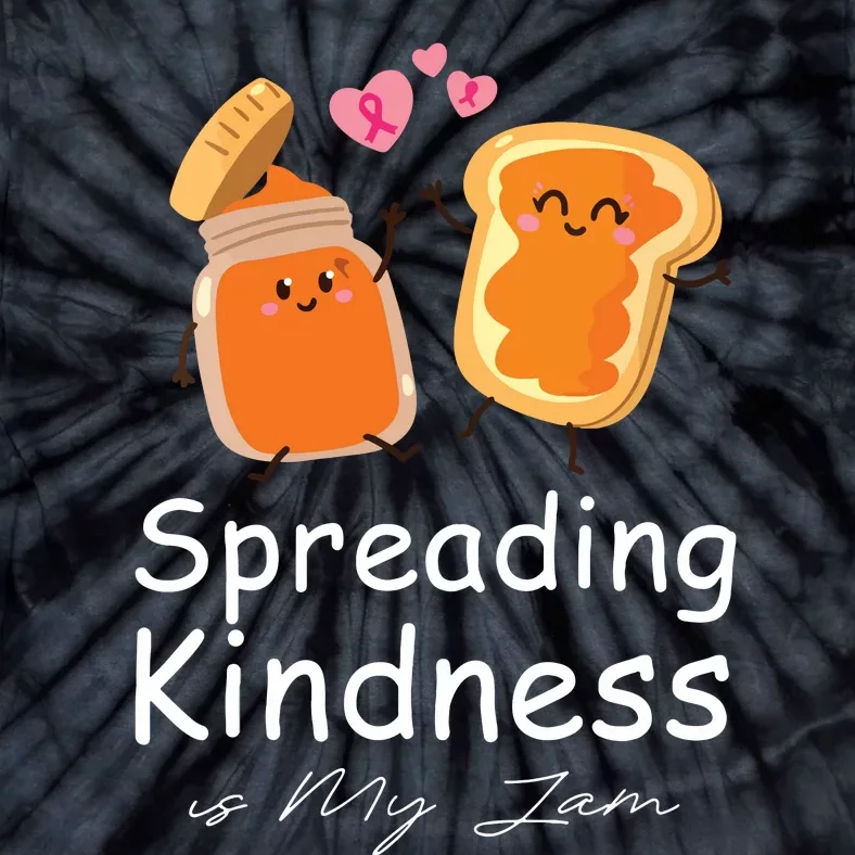 Funny Spreading Kindness Is My Jam Orange Unity Day Tie-Dye T-Shirt