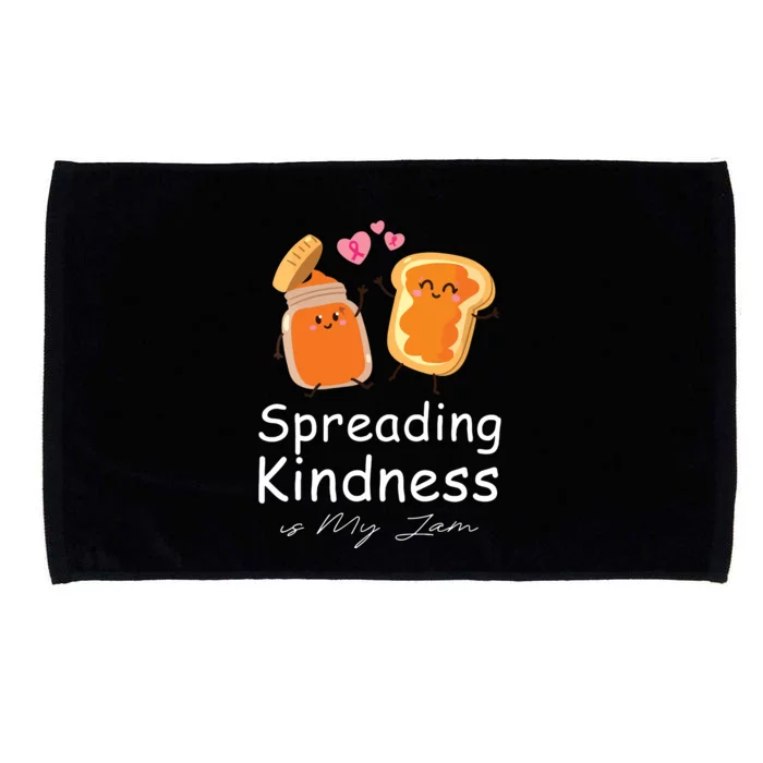 Funny Spreading Kindness Is My Jam Orange Unity Day Microfiber Hand Towel