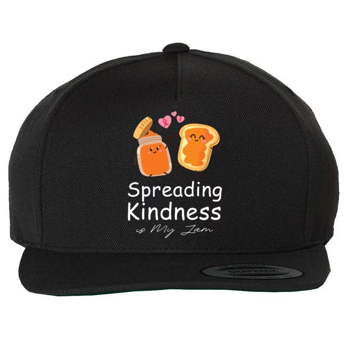 Funny Spreading Kindness Is My Jam Orange Unity Day Wool Snapback Cap