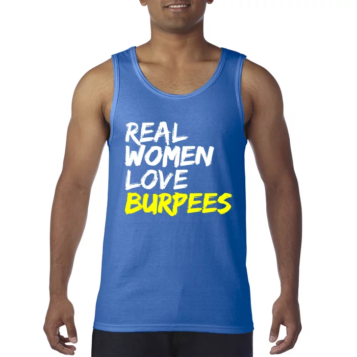 Fitness Saying Ladies Design Love Burpees Gift Tank Top