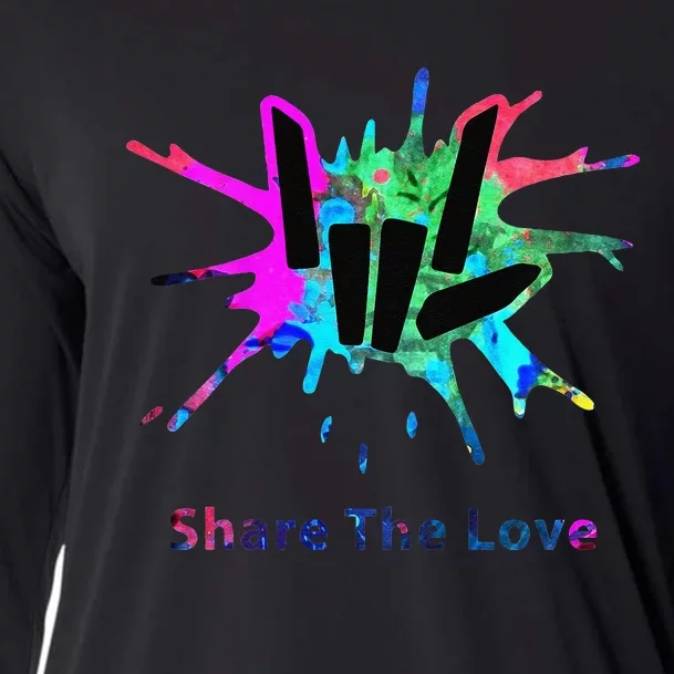 Funny Share Love Merch Gift Cooling Performance Long Sleeve Crew