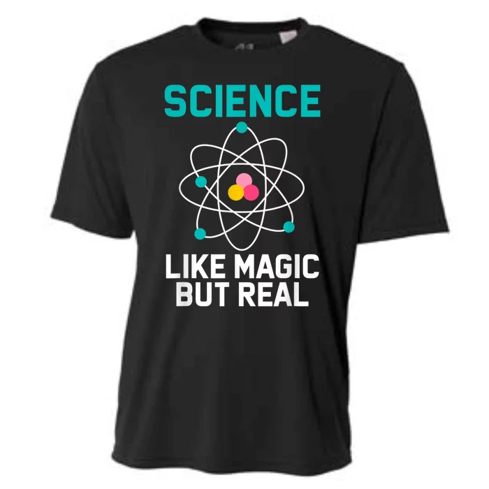 Funny Science Like Magic But Real Cooling Performance Crew T-Shirt