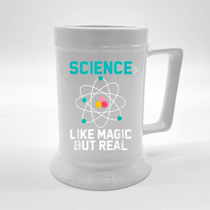 Funny Science Like Magic But Real Front & Back Beer Stein