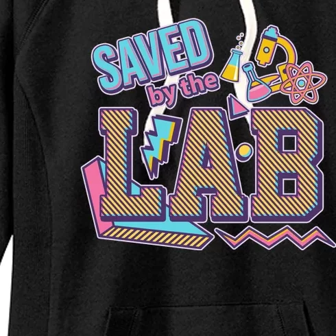 Funny School Lab Week Saved By The Lab Women's Fleece Hoodie