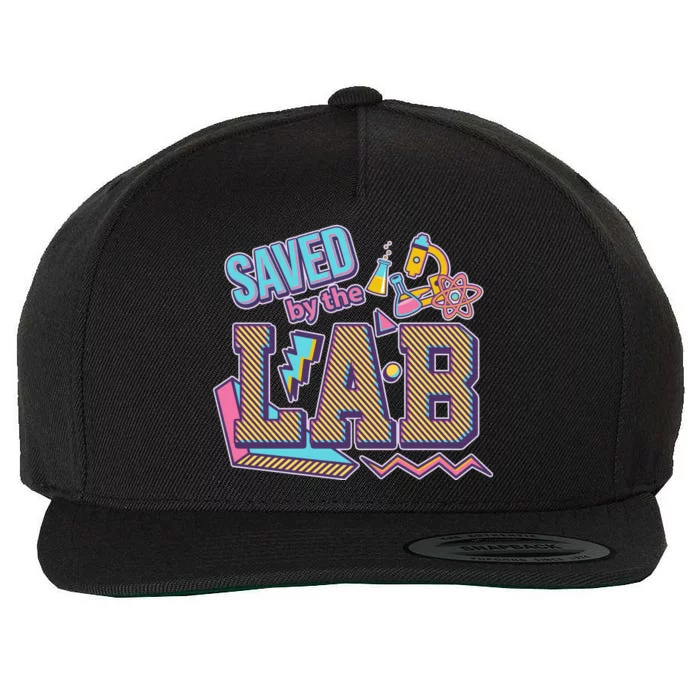 Funny School Lab Week Saved By The Lab Wool Snapback Cap