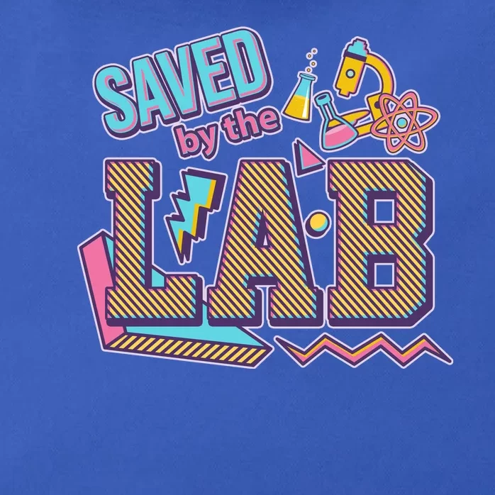 Funny School Lab Week Saved By The Lab Zip Tote Bag