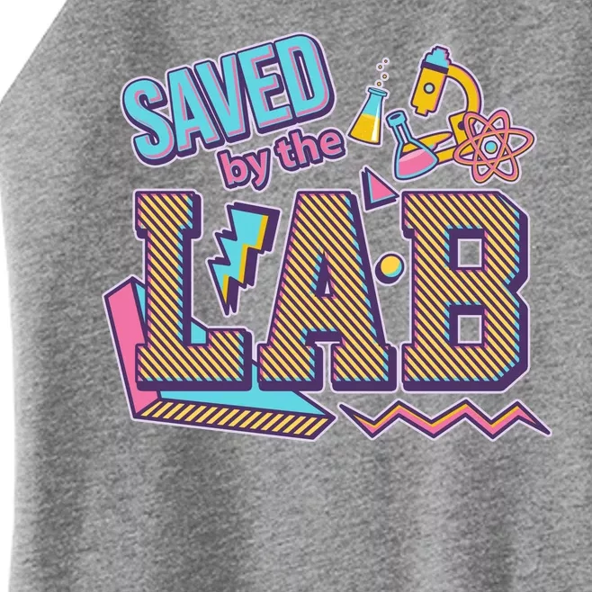 Funny School Lab Week Saved By The Lab Women’s Perfect Tri Rocker Tank