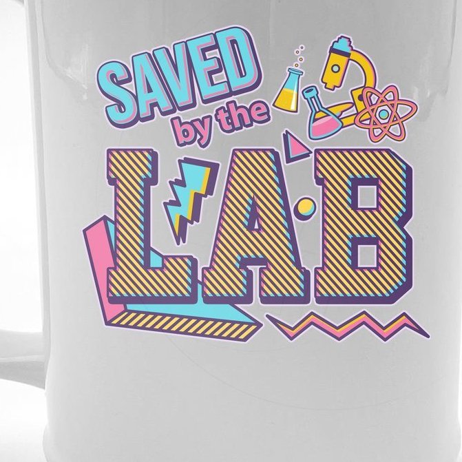 Funny School Lab Week Saved By The Lab Beer Stein TeeShirtPalace