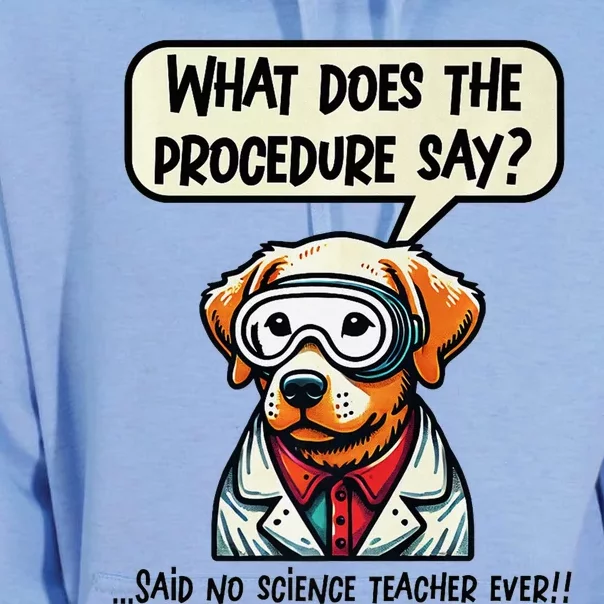 Funny Sarcastic “Lab Dog” Science Teacher Premium Unisex Surf Hoodie