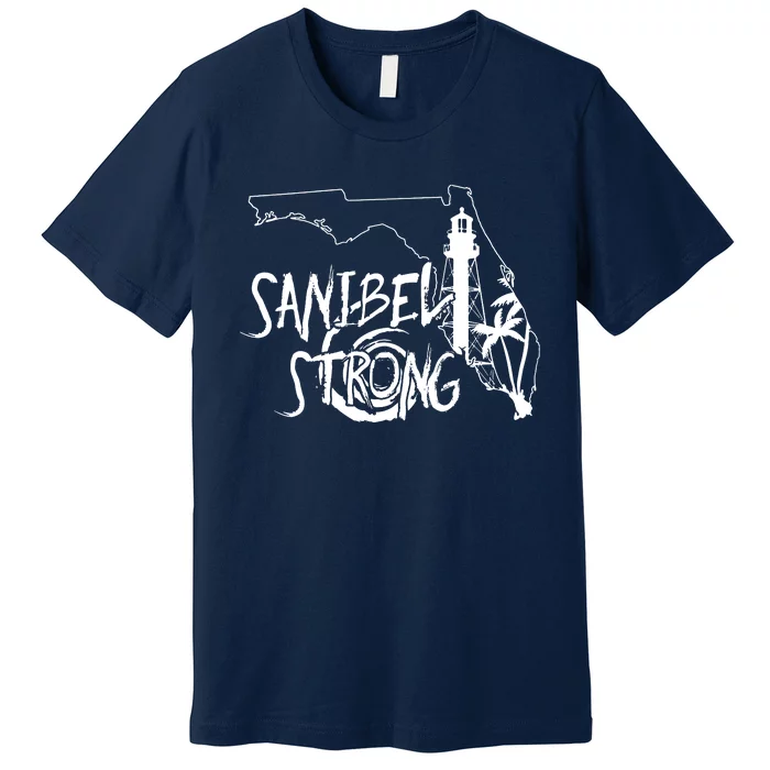 Florida Strong Lighthouse Florida Donation Premium T-Shirt