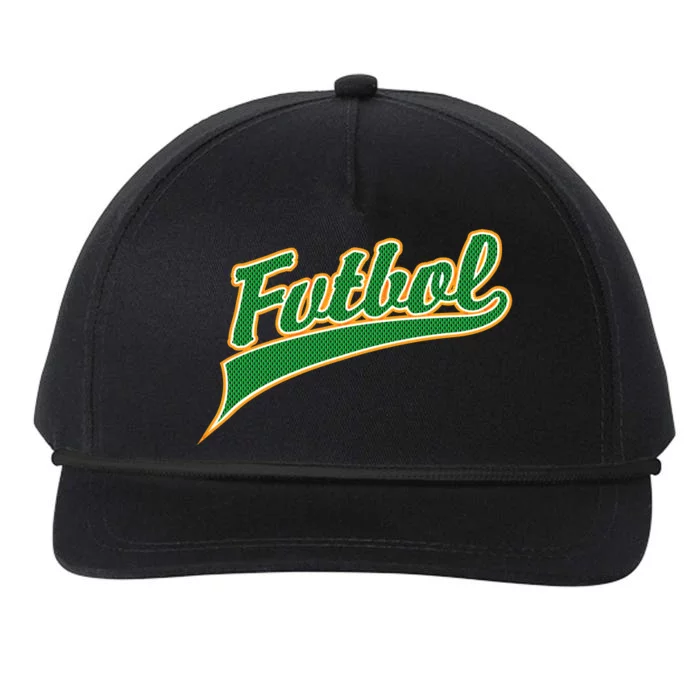 Futbol Sport Logo Snapback Five-Panel Rope Hat