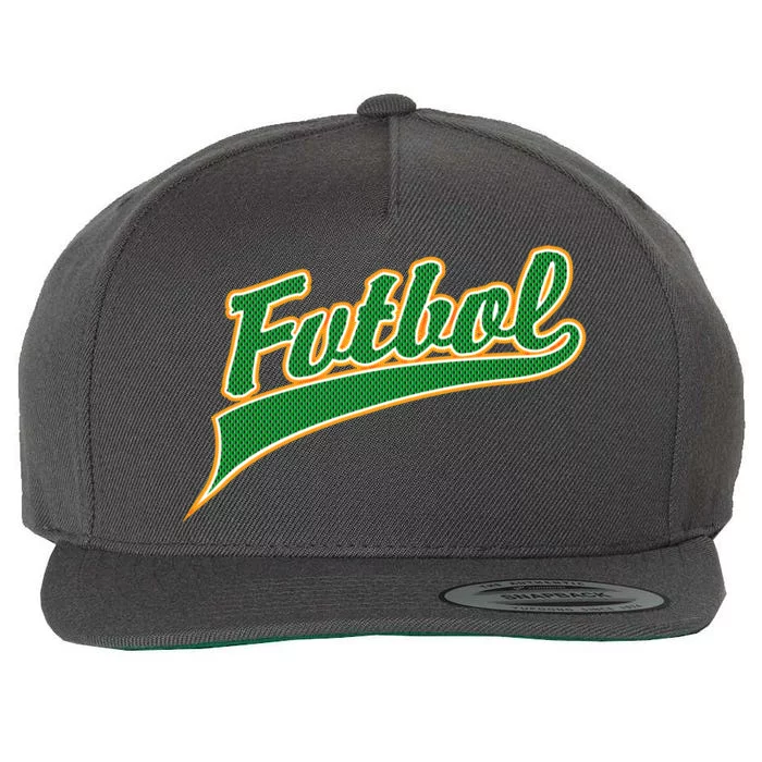 Futbol Sport Logo Wool Snapback Cap