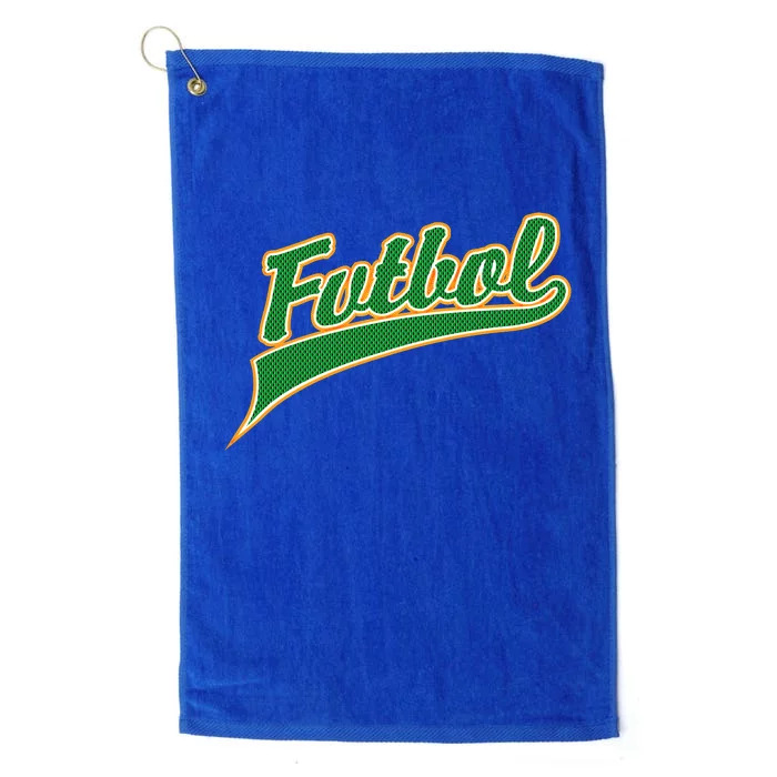 Futbol Sport Logo Platinum Collection Golf Towel