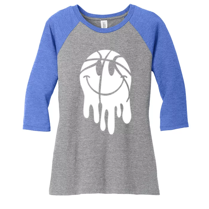 Funny SomebodyS Loud Mouth Basketball Mama MotherS Day Gift Women's Tri-Blend 3/4-Sleeve Raglan Shirt