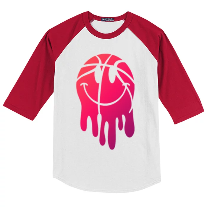 Funny SomebodyS Loud Mouth Basketball Mama MotherS Day Gift Kids Colorblock Raglan Jersey