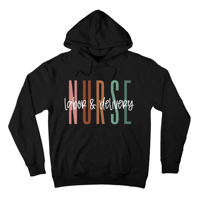 funny Simple Labor and Delivery Nurse L&D Nurse Hoodie