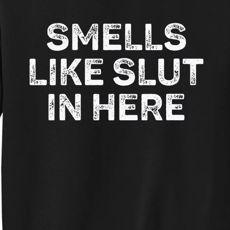 Funny Smells Like Slut In Here Offensive Adult Humor Sweatshirt