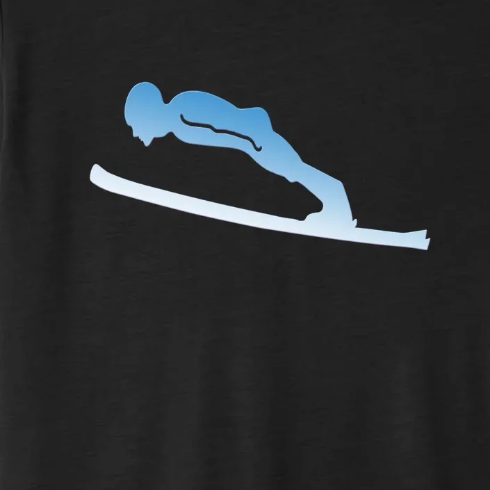 Funny Skiing Lover Gift For Skier ChromaSoft Performance T-Shirt