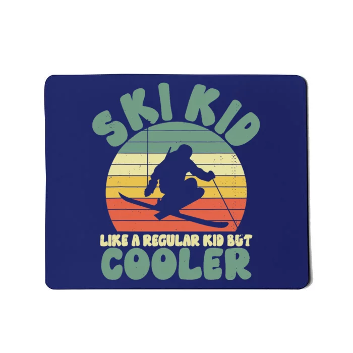 Funny Ski Like A Regular But Cooler Skiing Mousepad