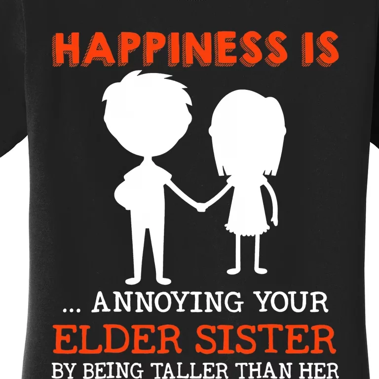 Funny Sibling Little Brother Lil Sister Women's T-Shirt