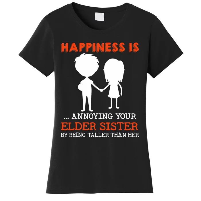 Funny Sibling Little Brother Lil Sister Women's T-Shirt