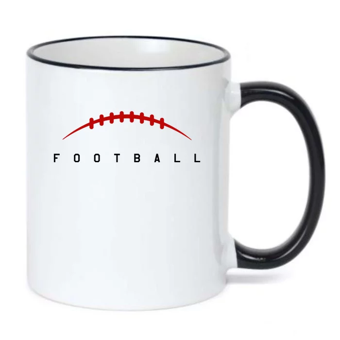 Football Sport Lover Gift Black Color Changing Mug