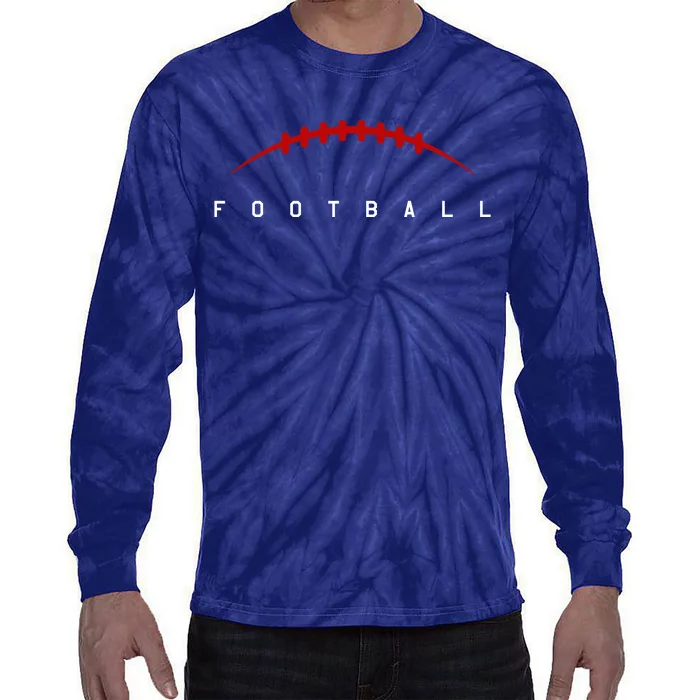 Football Sport Lover Gift Tie-Dye Long Sleeve Shirt