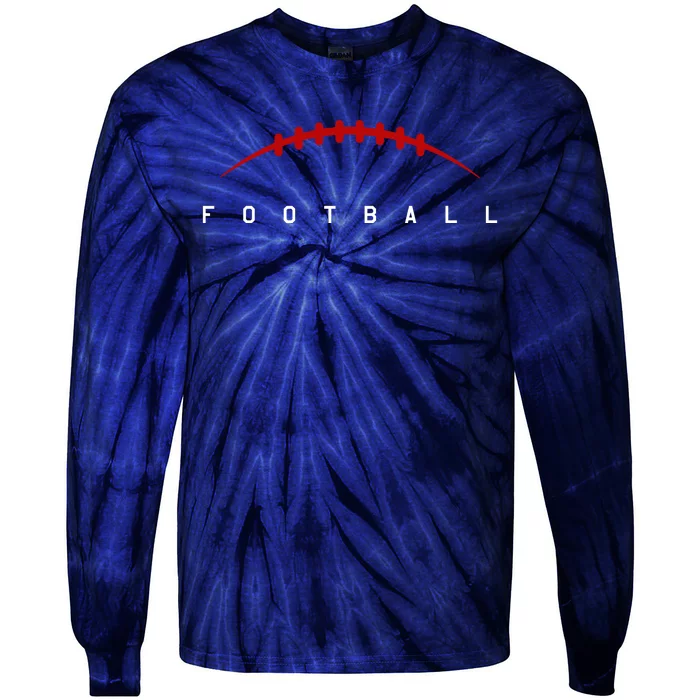 Football Sport Lover Gift Tie-Dye Long Sleeve Shirt