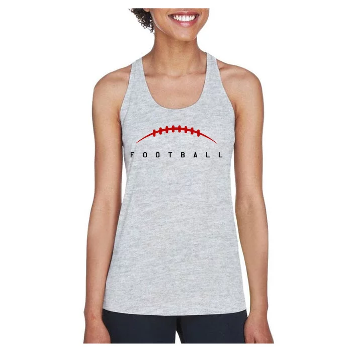 Football Sport Lover Gift Women's Racerback Tank