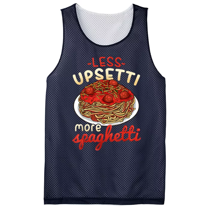 Funny Spaghetti Lover Gift Pasta Italian Cuisine Food Foodie Mesh Reversible Basketball Jersey Tank