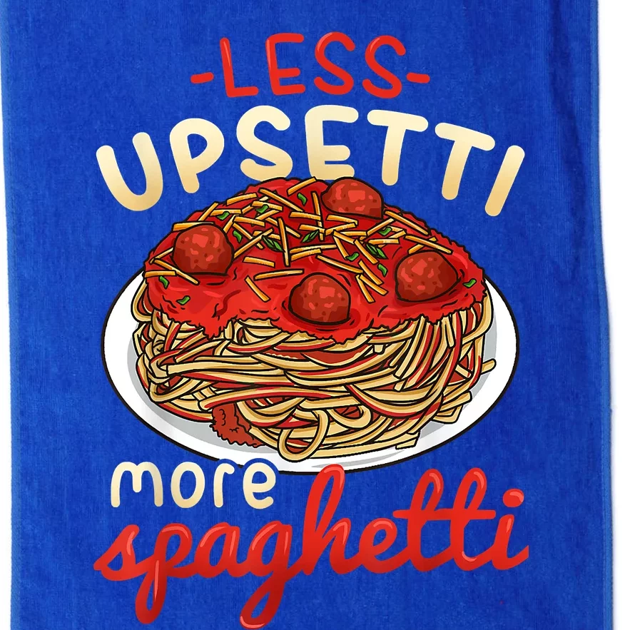 Funny Spaghetti Lover Gift Pasta Italian Cuisine Food Foodie Platinum Collection Golf Towel