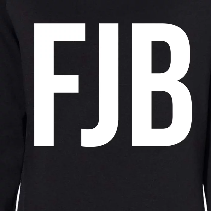 FJB Simple Logo (F!ck Joe Biden) Womens California Wash Sweatshirt