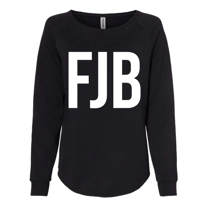 FJB Simple Logo (F!ck Joe Biden) Womens California Wash Sweatshirt