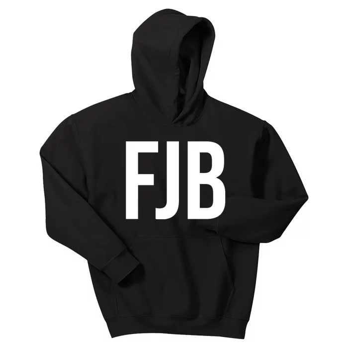 FJB Simple Logo (F!ck Joe Biden) Kids Hoodie