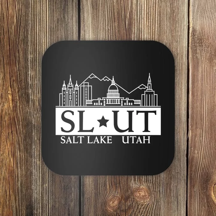 Funny Salt Lake City Utah UT Hometown Home State Pride Coaster