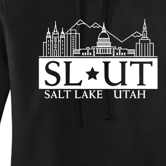 Funny Salt Lake City Utah UT Hometown Home State Pride Women's Pullover Hoodie