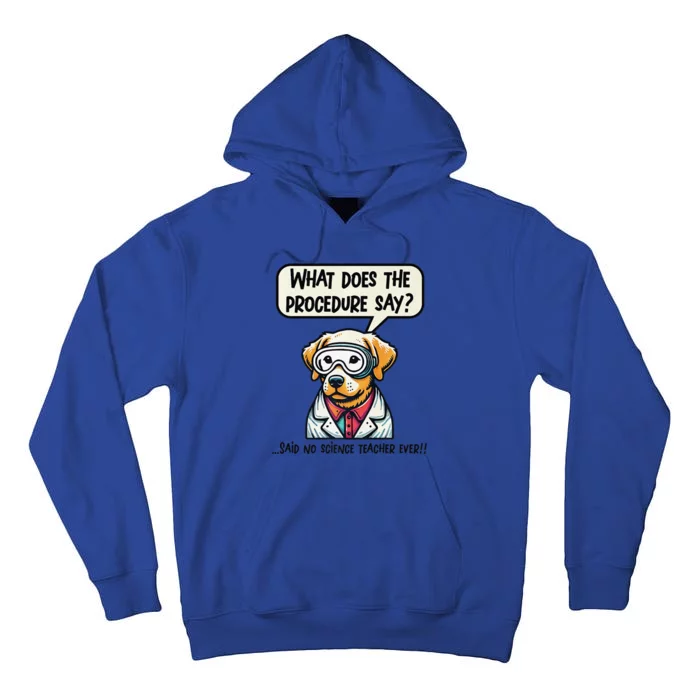 Funny Sarcastic “Lab Dog” Science Teacher Premium Tall Hoodie