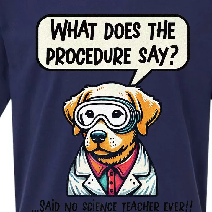 Funny Sarcastic “Lab Dog” Science Teacher Premium Sueded Cloud Jersey T-Shirt