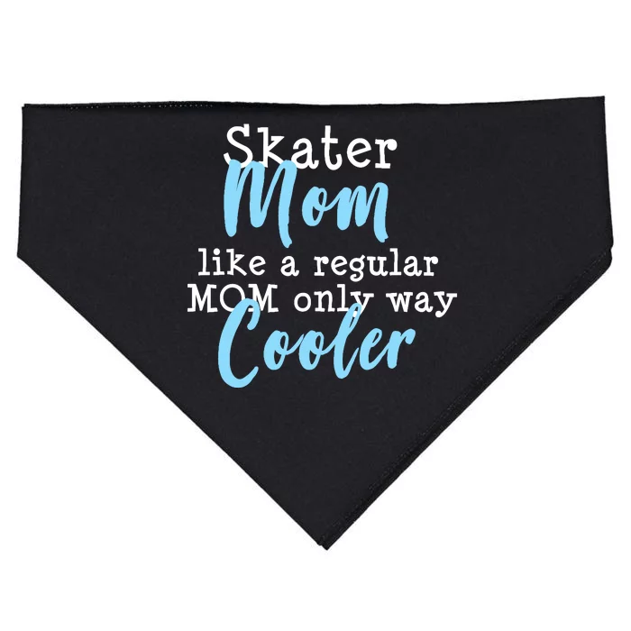 Figure Skating Mom Ice Skater Mom USA-Made Doggie Bandana