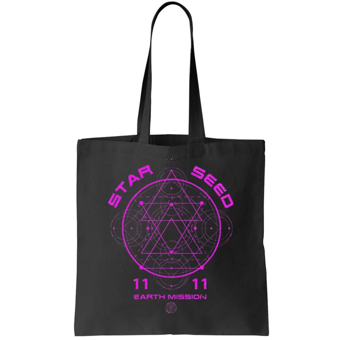 funny Starseed Mission Sacred Geometry Tote Bag