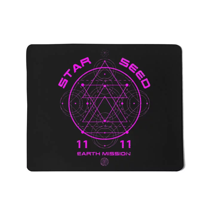 funny Starseed Mission Sacred Geometry Mousepad