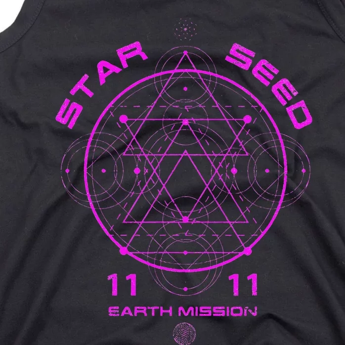 funny Starseed Mission Sacred Geometry Tank Top